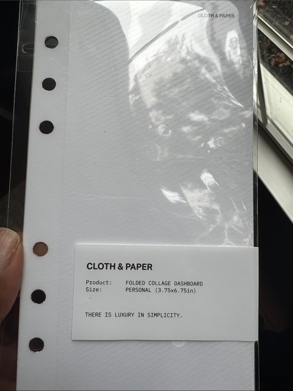 🏷️ NWT Cloth & Paper Folded Collage Dashboard  | Personal Size